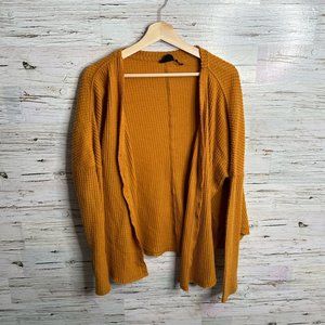 Out from under yellow mustard cardigan sweater urban outfitters size medium